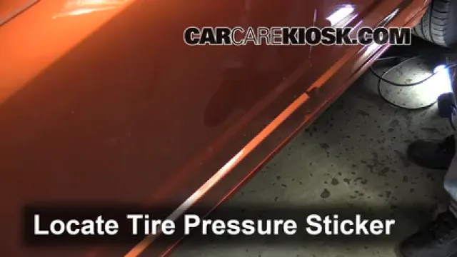 2009 Saturn Vue Red Line 3.6L V6 Pneus et roues Vérifier la pression des pneus